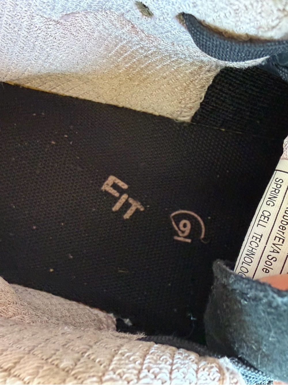 Women's Black and Pink Running Sneakers - Picture 9 of 11